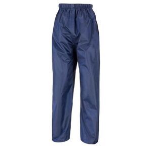 Result Core Childrens/Kids Waterproof Over Trousers / Navy